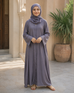 6 Button Women’s Juba – Premium Nida Fabric Abaya | MA Alhayya