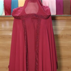 Elegant Modest Wear Premium DMC Stone Hood with Cap | MA Al Hayya(DMH01052)