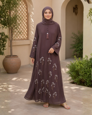 Double Phool Mexi – Premium Embroidered Long Dress for Women