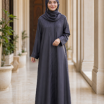 Banarsi Patti Nida Abaya – Elegant & Comfortable Everyday Modest Wear