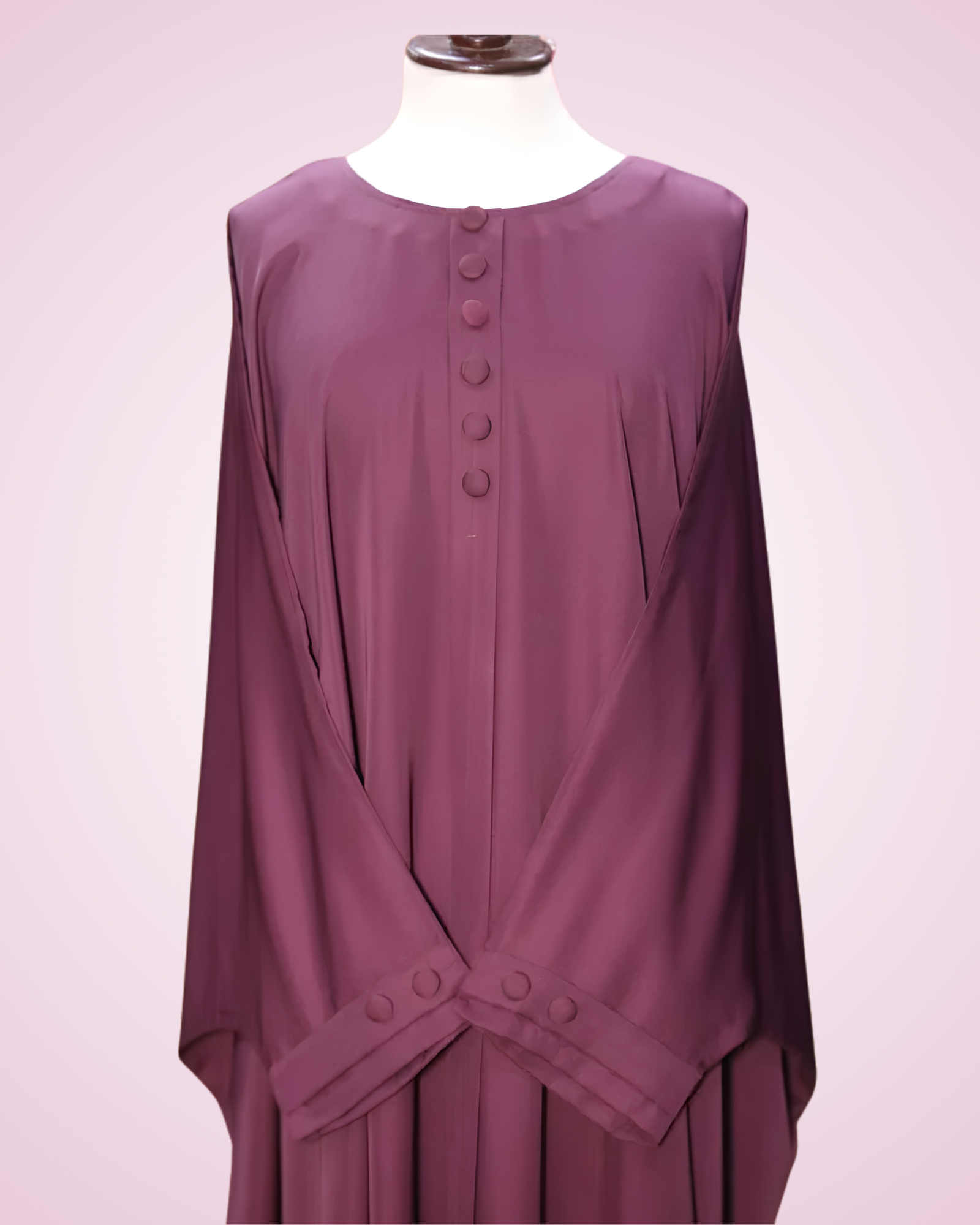 Elegant 14 Button Front Kaftan Abaya for Women | Premium Modest Wear - Image 4