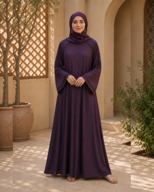 Classic Cheel Mexi Abaya – Elegant & Comfortable Front Design