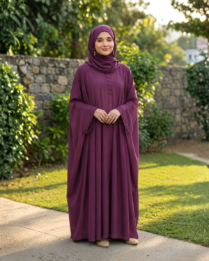 Elegant 14 Button Front Kaftan Abaya for Women | Premium Modest Wear